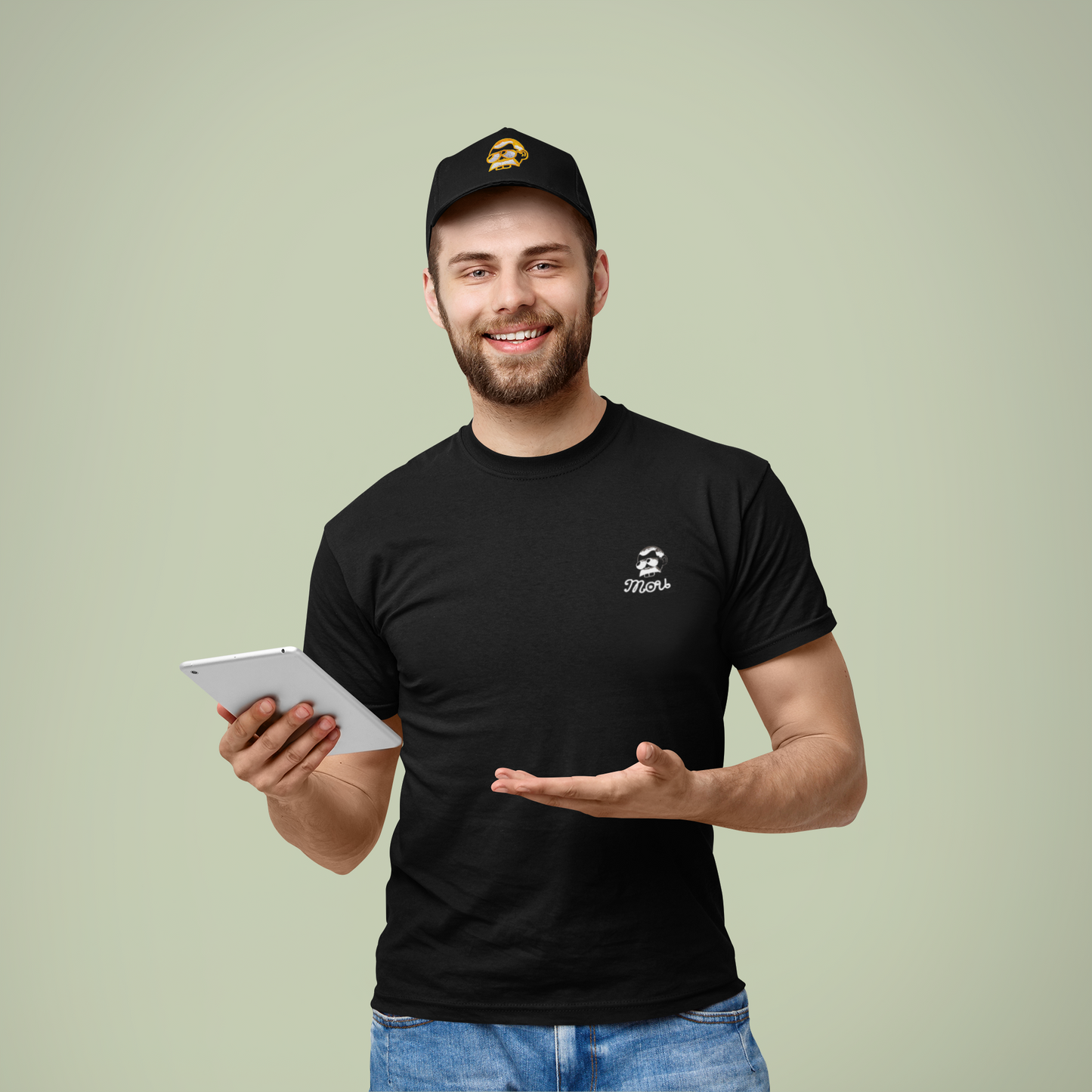 Cappello Meme - Brand Logo - Black - Streetwear divertente by Moustache Man