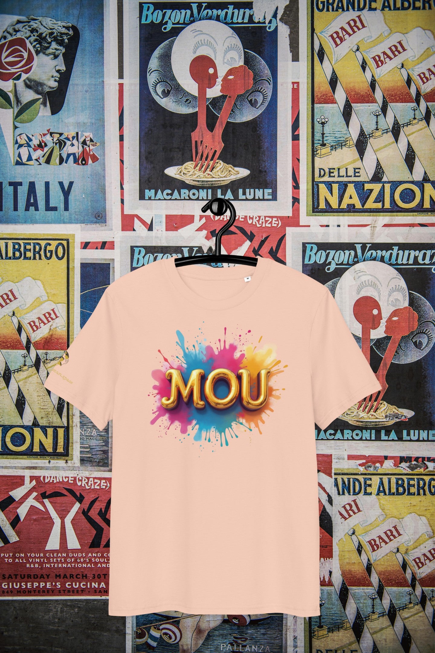 Maglietta unisex Meme - MOU Splash - Cotone Bio