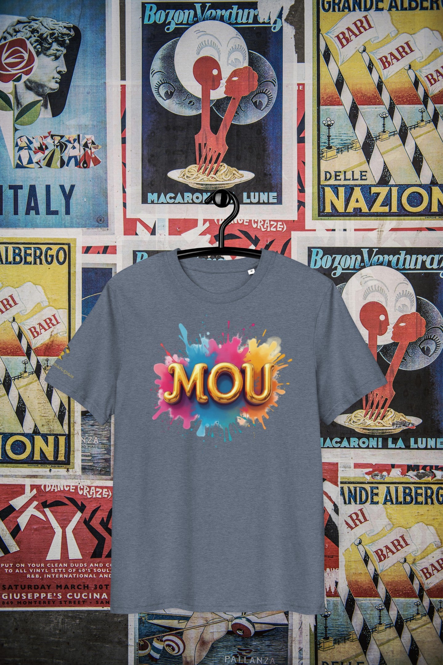 Maglietta unisex Meme - MOU Splash - Cotone Bio