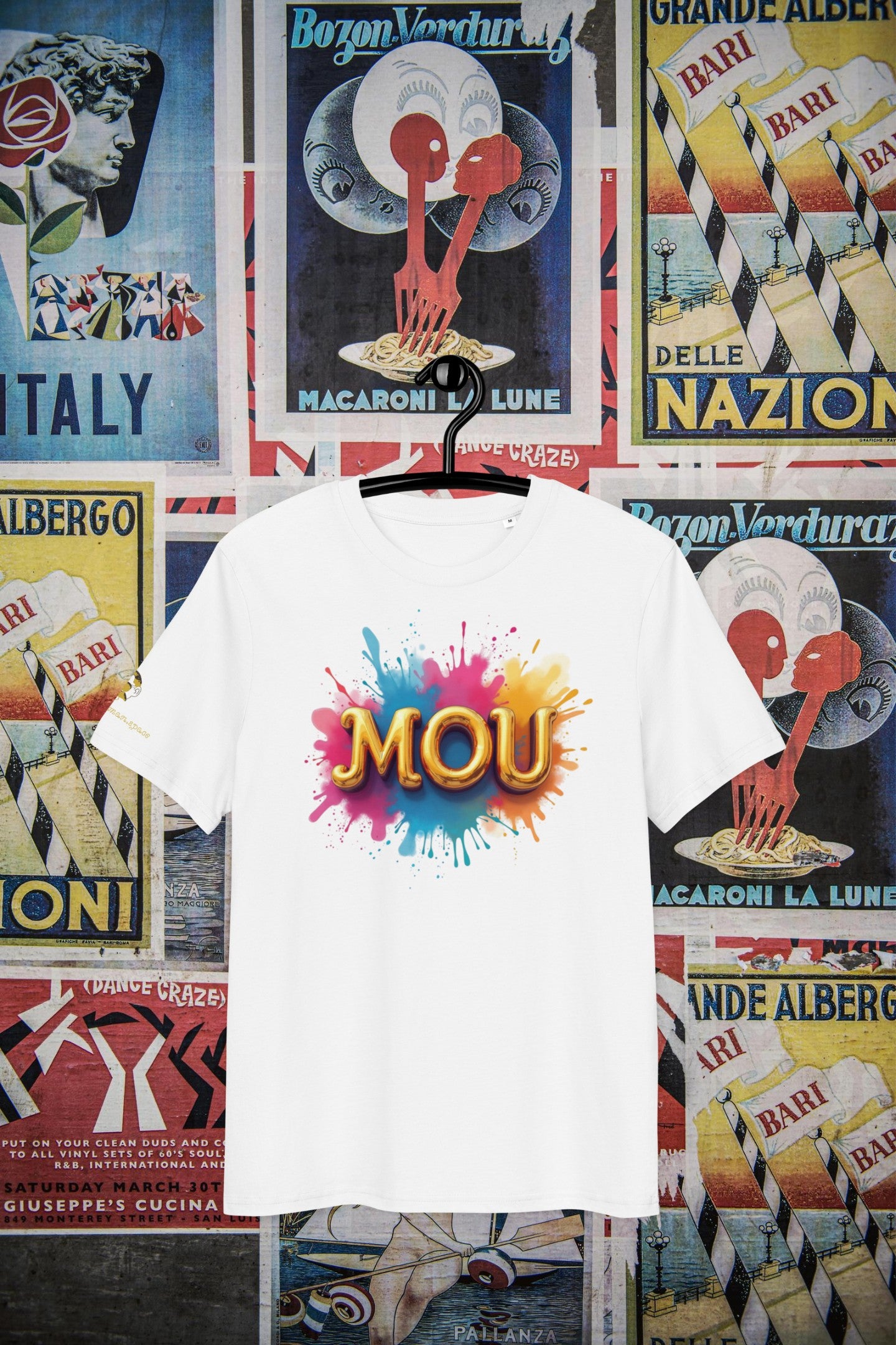 Maglietta unisex Meme - MOU Splash - Cotone Bio