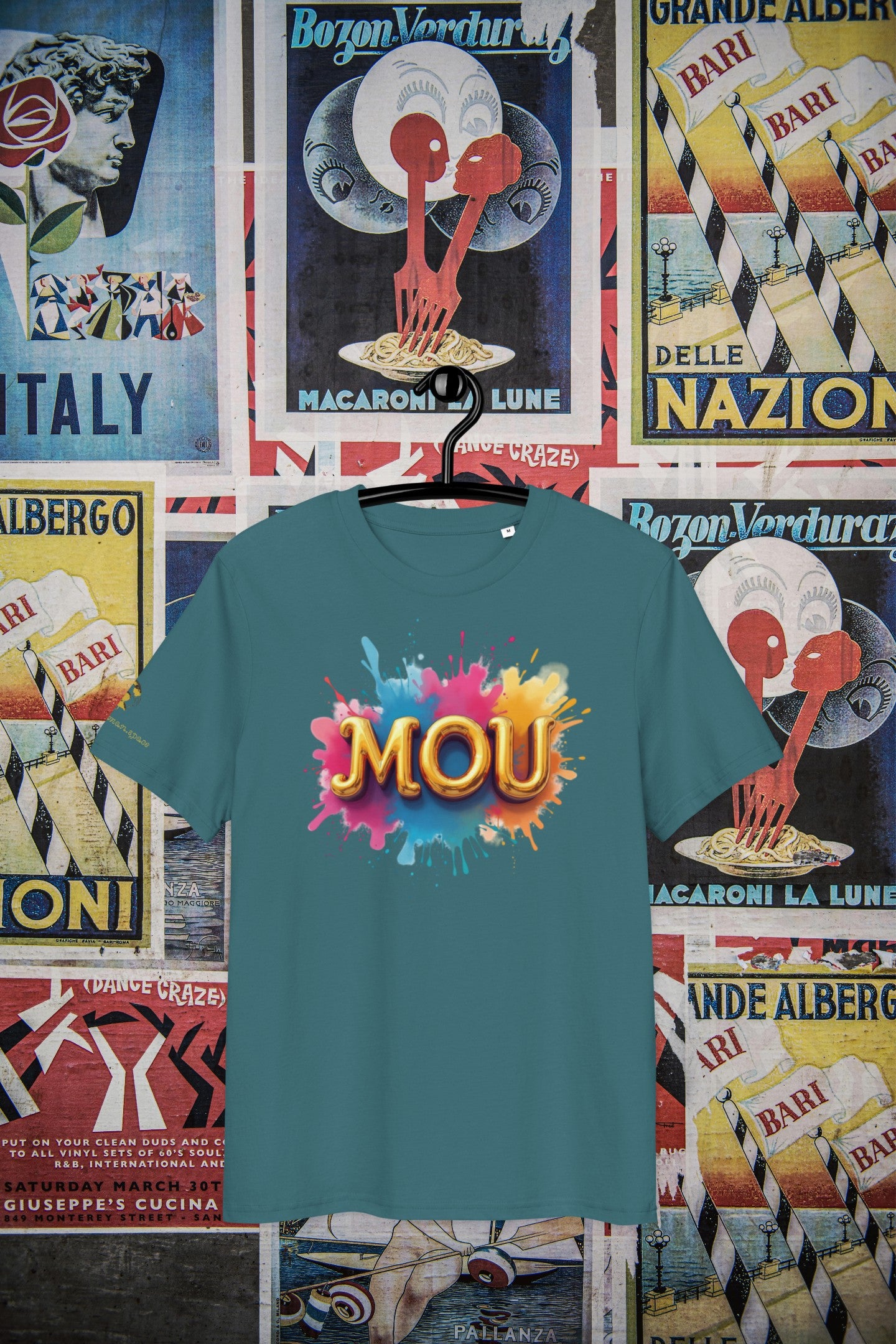 Maglietta unisex Meme - MOU Splash - Cotone Bio