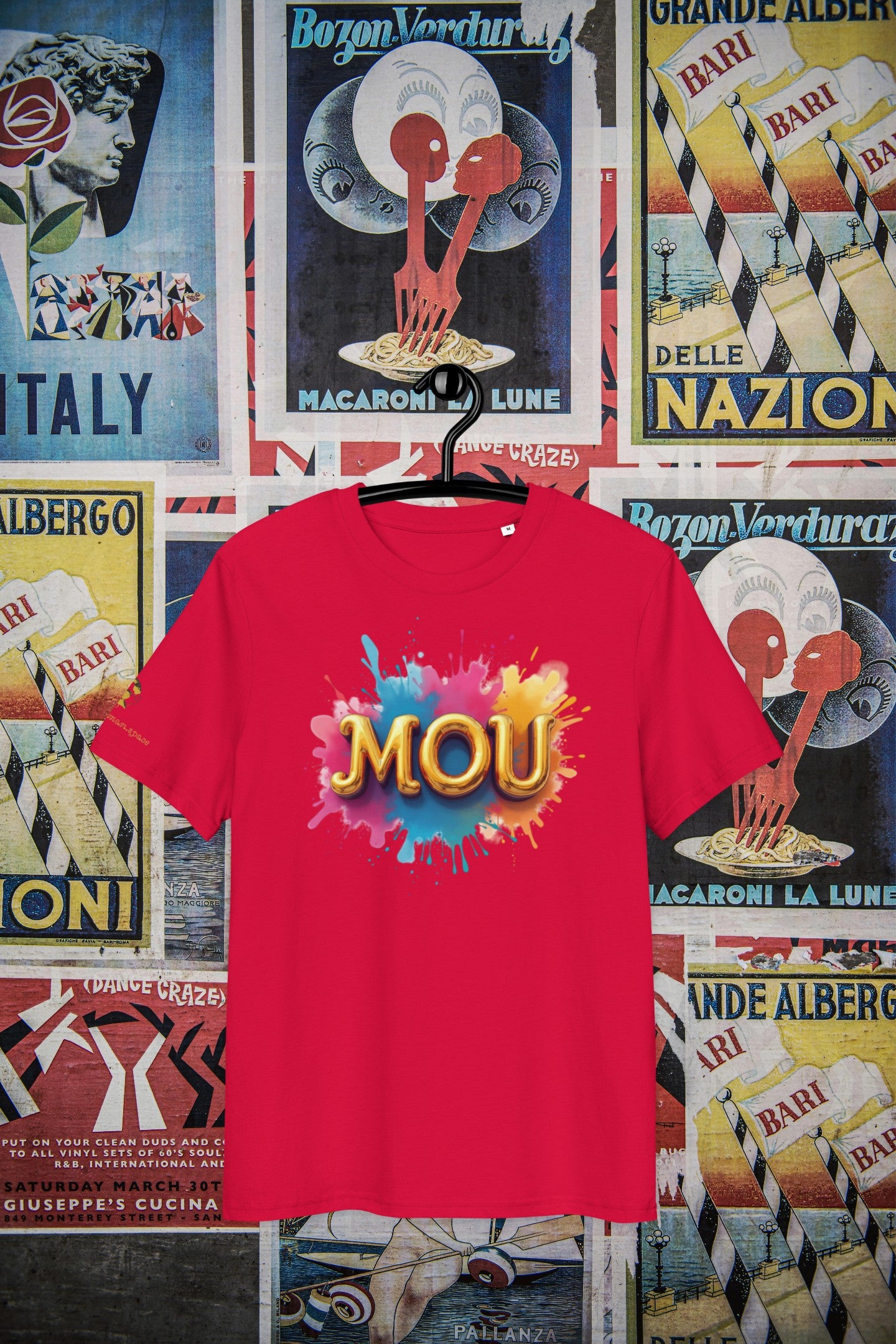 Maglietta unisex Meme - MOU Splash - Cotone Bio