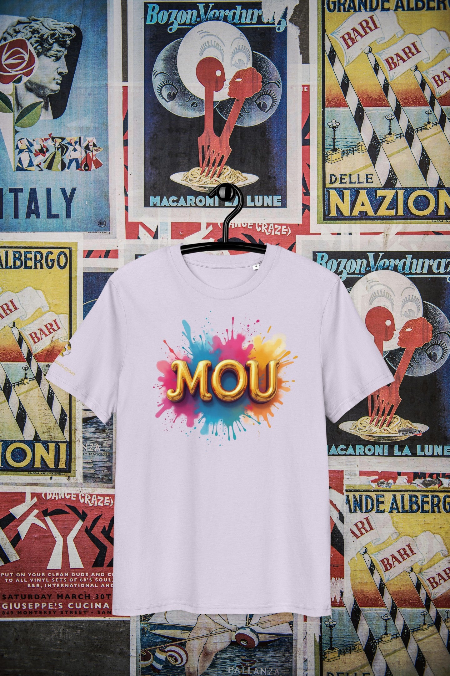 Maglietta unisex Meme - MOU Splash - Cotone Bio