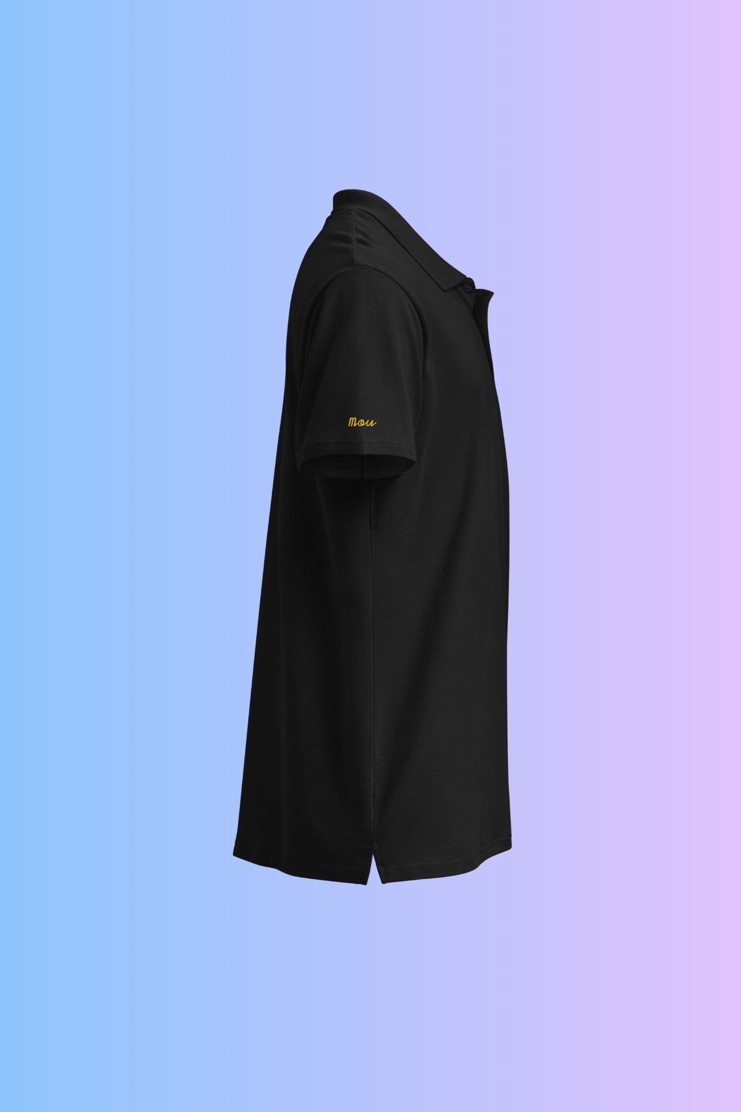 Polo Premium unisex Meme - Brand Logo - Black
