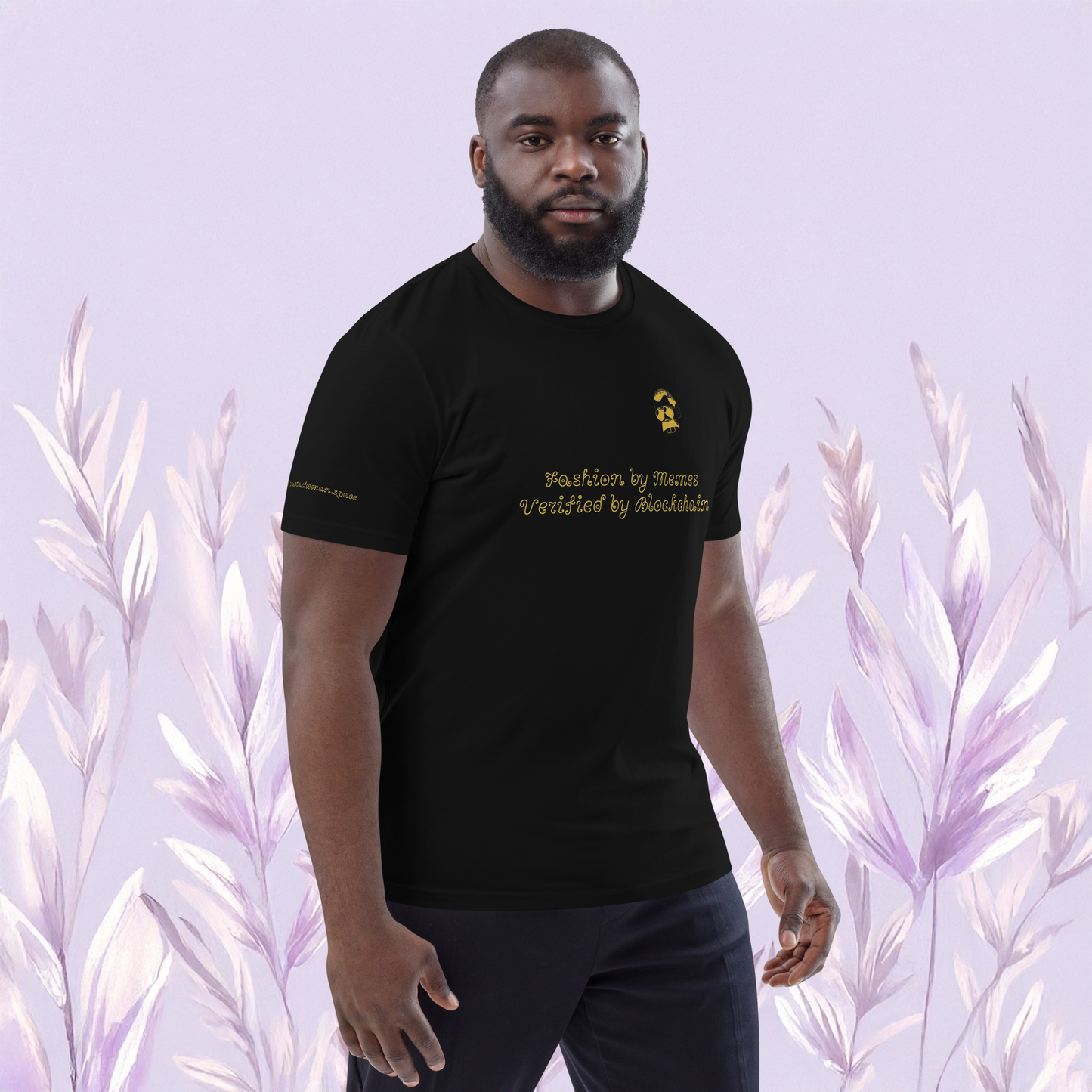 Meme Unisex T-Shirt - Fashion by Memes - Organic Cotton - B/W - Streetwear Crypto by Mustache Man