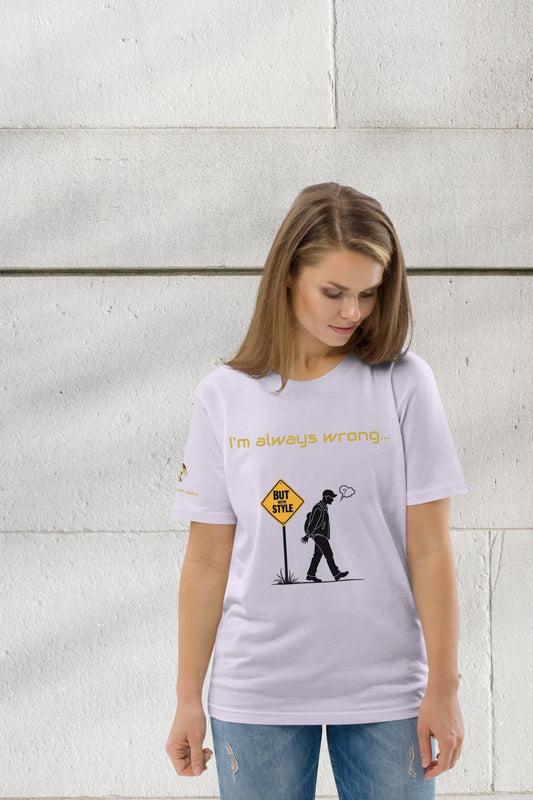 Maglietta unisex Meme - Wrong - Cotone Bio - Streetwear divertente by Moustache Man